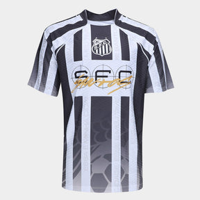 Camisa Polo Santos Eu Vim de Santos Masculina - Branco